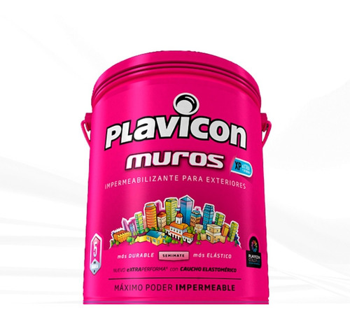 Plavicon Muros Y Frentes Impermeabilizante X 25 Kg.