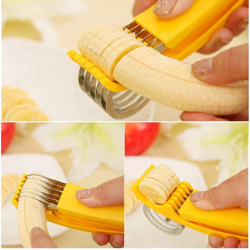 Rebanador de frutas y verduras con chips de plátano de acero inoxidable