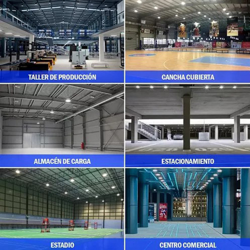 Campana Lampara Led Industrial Tipo Ufo 200w 288 Leds Techo