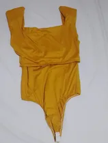 Comprar Body Dama M Nuevo (no Sé Llegó A Usar) Color Mostaza