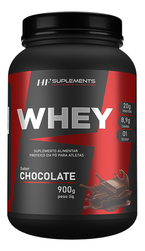 Whey Protein 900g Proteina Hf Suplements