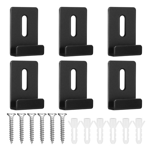 Kit Soporte Espejo Metal 0.64 Cm Ancho Canal Clips Resistent