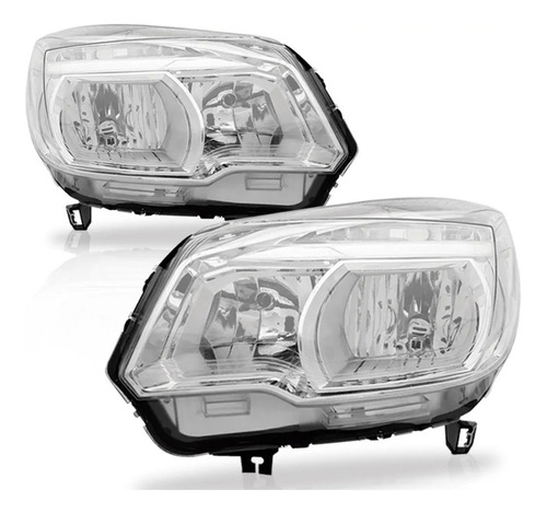 Par Farol S10 Trailblazer 2012 13 14 2015 2016 Sem Projetor