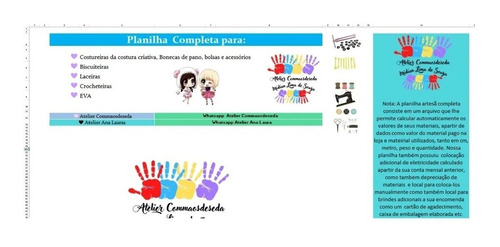 Planilha De Precificação Artesã Excel - Controle Financeiro