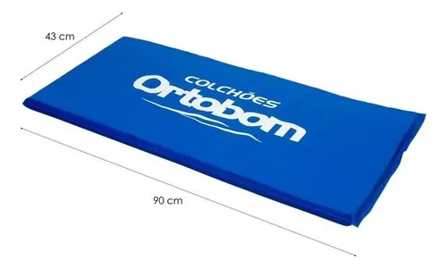 Colchonete Academia (43x90x04) - Ortobom Azul