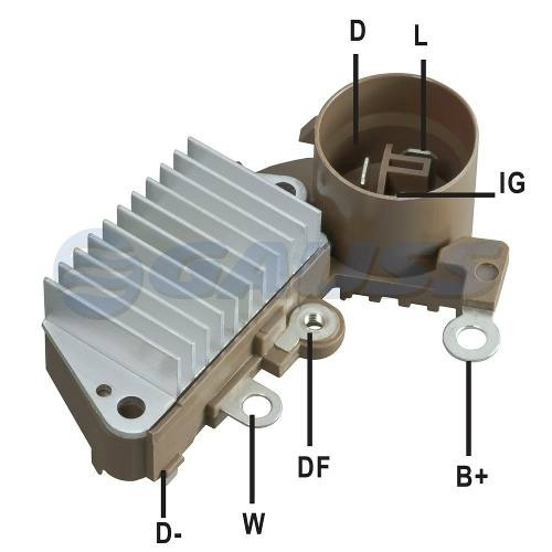 Regulador Gauss Nipondenso Sprint Eqv 126000-0720