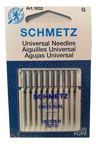 Schmetz - Agujas Universales Para Máquina De Coser (130/70.