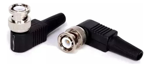 Conector Ficha Bnc Acodada 90º C/ Capuchón X10 Unidades Vt-power Svp515r
