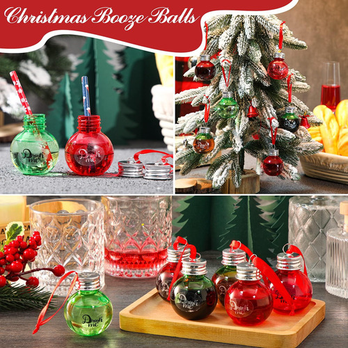 Adornos De Plástico Transparente De Navidad Bolas De Navidad