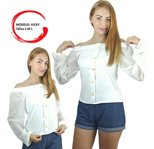 Blusas Casual Damas  Mod Vicky