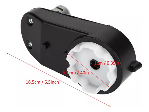 Caja De Cambios Con Motor Eléctrico Rs390 6v/12v 12000-20000