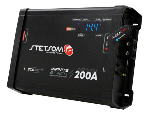 Fonte Carregador Stetsom 200a Scs Display Digital Bivolt