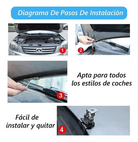 Soporte Capot Para Neblineros Barras Led Fijos Universal X2