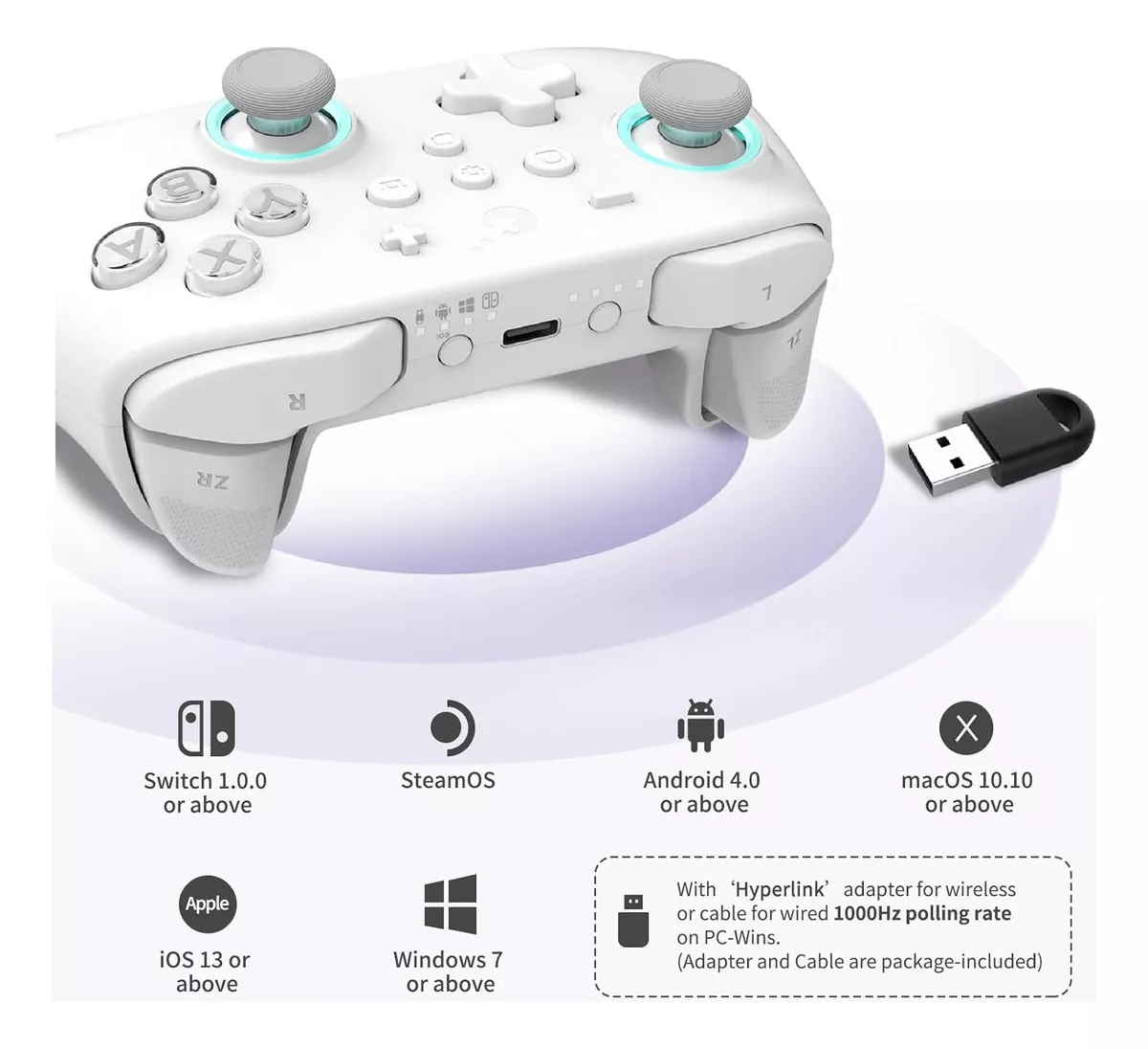 Tercera imagen para búsqueda de control inalambrico nintendo switch