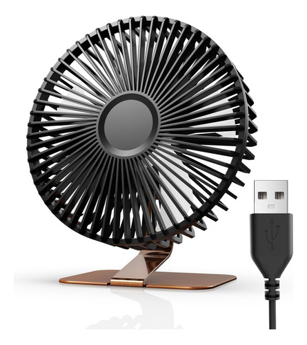 Ventilador De Escritorio Slenpet 6 Pulgadas 4 Vel Bronce