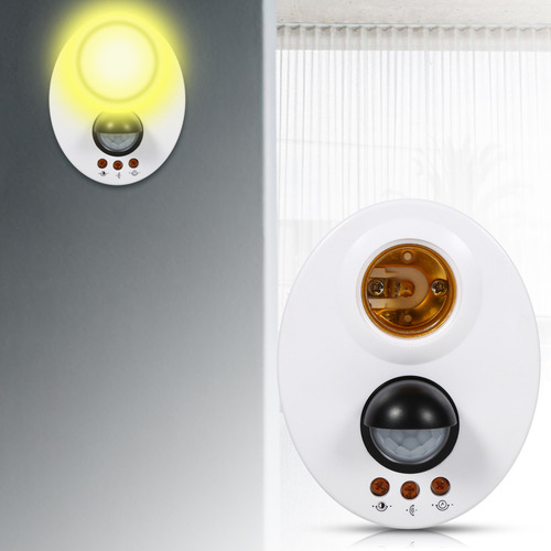 Enchufe De Luz Con Sensor De Movimiento E27 110-250v