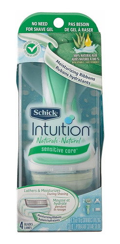Schick Intuition Razor Cuidado Sensible Para Mujeres Con 2 R