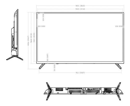 Dahua Lm43-f200 Pantalla 43puLG Cctv Fhd Audio 24/7 Hdmi Vga