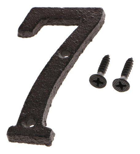 Letras De Números De Casa De Bricolaje Numero 7