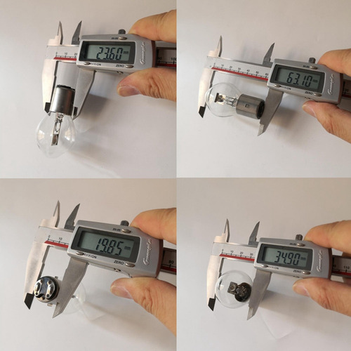 10 Bombillas De Vidrio B35 Ba20d De 12 V, 35 W, Aptas Para