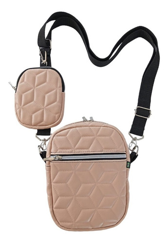 Mini Bolsa Transversal Shoulder Bag Pochete Couro Sintético
