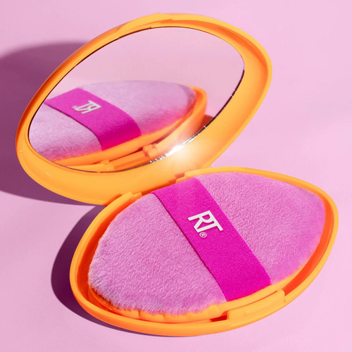 Miracle 2 In 1 Powder Puff + Travel Case Real Techniques