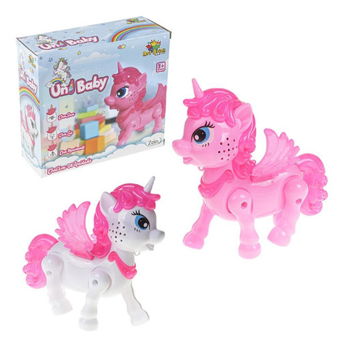 Robot de juguete unicornio que baila, sonidos y luces