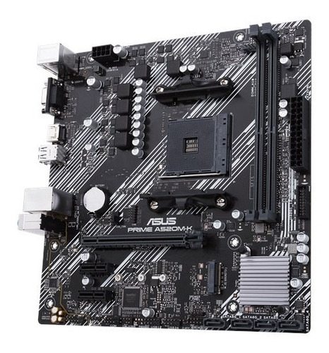 Imagen 6 de 8 de Combo Motherboard Asus A520m-k + Procesador Amd Ryzen 4600g