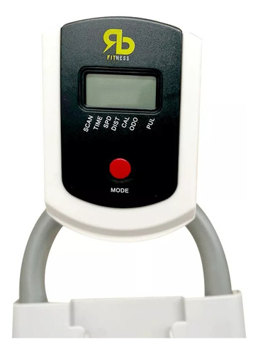 Bicicleta Ergométrica Spinning 10kg Força Inércia Academia Cor Branco