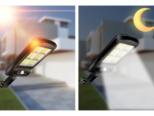 2x Luz De Calle Solar Al Aire Libre 450w Led Foco