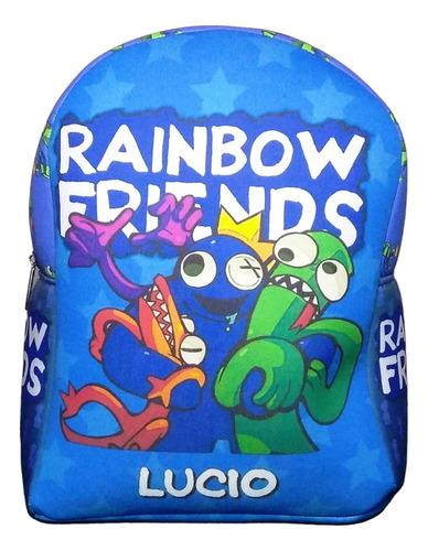 Mochila Infantil Personalizada Rainbow Friends