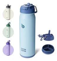 Comprar Botella De Agua Aislada Botella Botella 0.68l Con Pajilla