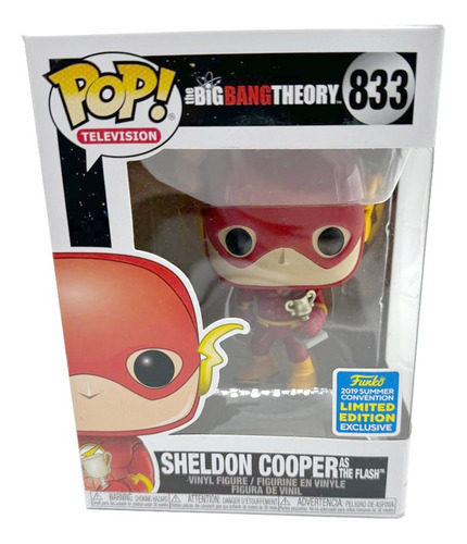 Big Bang Theory Sheldon Cooper As The Flash Funko Sdcc Rct