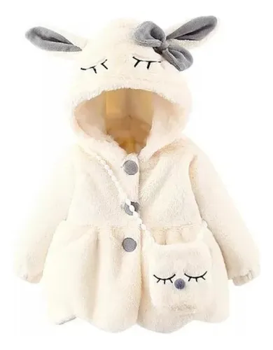 Abrigo blanco bebe sale