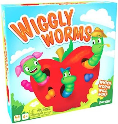 Juego Pressman Wiggly Worms: Juego Preescolar De Memoria De