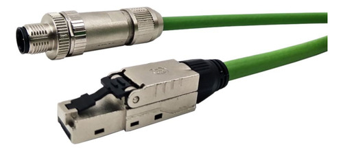 Cabo Profinet Rj45 M12 10 Metros Ed Cabos