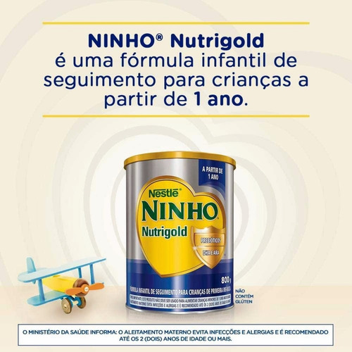 Fórmula Infantil Em Pó Ninho Nutrigold 800g