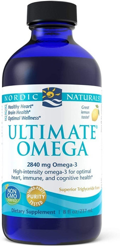 Ultimate Omega Liquido Limon 2840 Mg Nordic Naturals 237 Ml