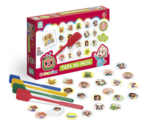 Jogo Infantil Tapa Na Mesa Certo Educativo- Cocomelon -  Nig