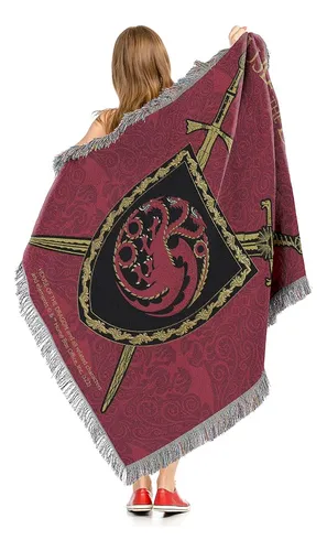 Northwest Game Of Thrones - Manta De Tapiz Tejida House Of T