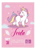Comprar Kit Imprimible Unicornio Rosa Invitación Candy Bolsita Deco