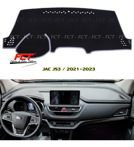 Cubre Tablero / Jac Js3 1.6 Luxury / 2021  2022 2023 Fct®