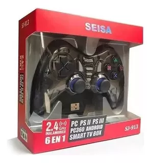 Mando Inalámbrico 6 En 1 Para Ps2 / Playstation / Pc / Ps3 /