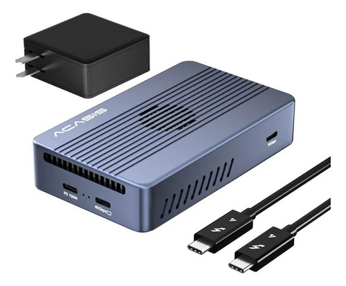 Carcasa Ssd 8 En 1 8 En 1 De 40 Gbps M.2 Nvme Thunderbolt Y Color Phantom Gray