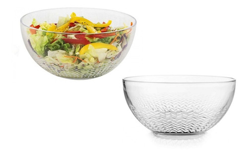 2 Tazon Ensaladera Bowl Merida Cocina Libbey 3 Litros C/u