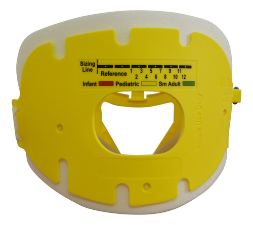 Kit De Collarines Tipo Ambu Adulto Y Pediátrico Amarillo