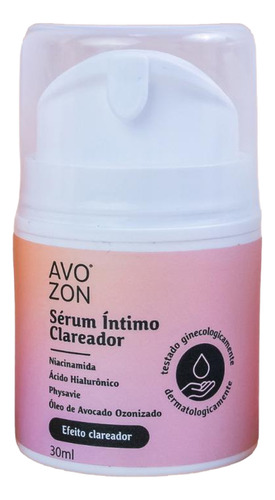 Sérum Clareador Skincare Íntimo Avocado Ozonio Avozon 30ml