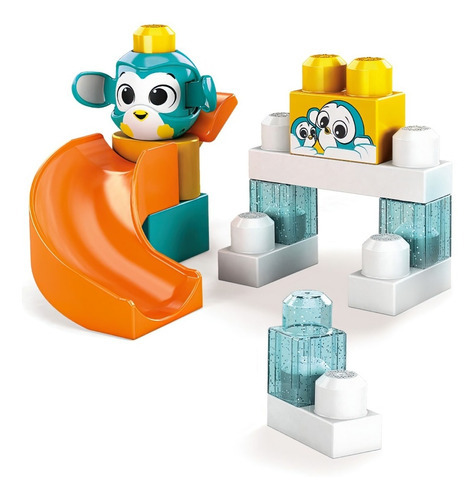 Mega Bloks Tobogan Pinguino Fisher Price Edades 1+ Bloques C Cantidad De Piezas 14