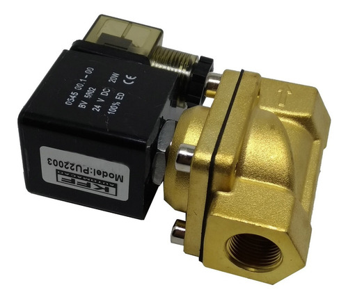 Válvula Solenoide 2 Vias Para Água / Ar / Óleo 3/8 220v