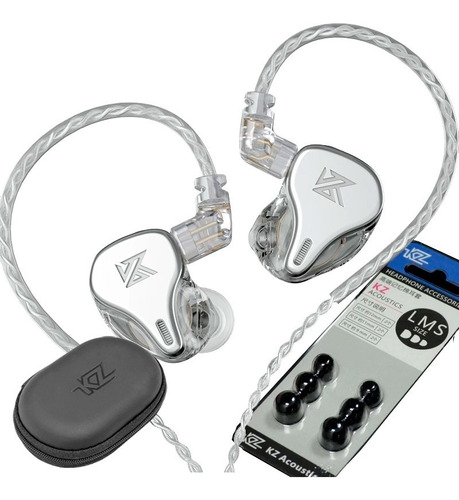 Kit Audífonos Kz Dq6 Con Micro Origina +estuche +memory Foam